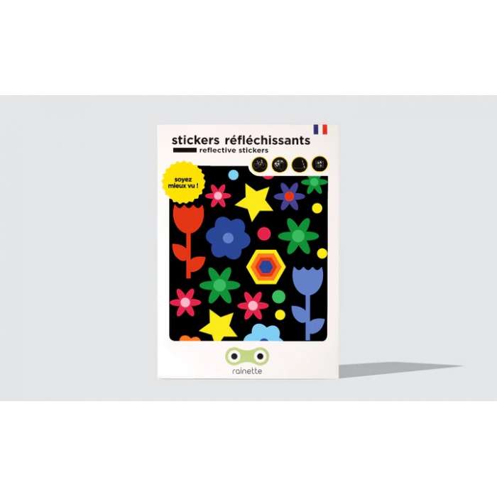 Stickers réflechissants pour vélo Flowers Rainette - Dröm Design