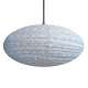 Suspension en Tissu, Lampe Ovale 60cm