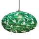 Suspension en Tissu, Lampe Ovale 60cm