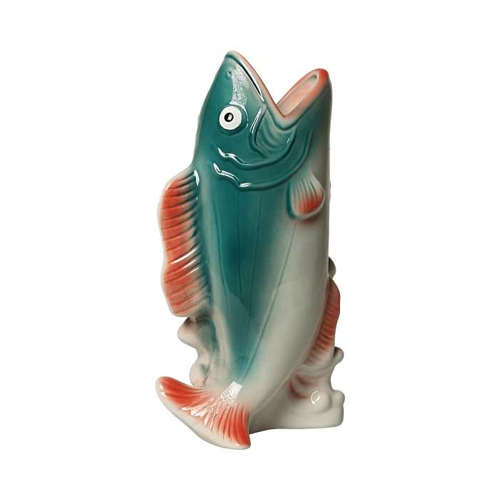 Vase en Forme de Poisson, Céramique